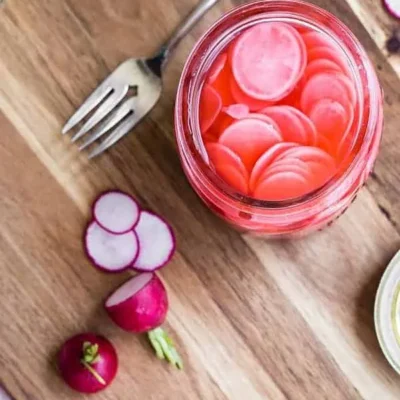 Chinese Quick Pickled Radish Salad With Garlic