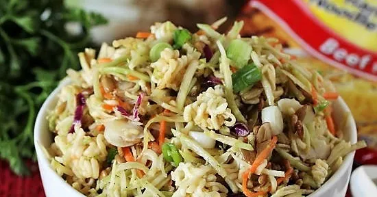 Chinese Ramen Broccoli Slaw Salad