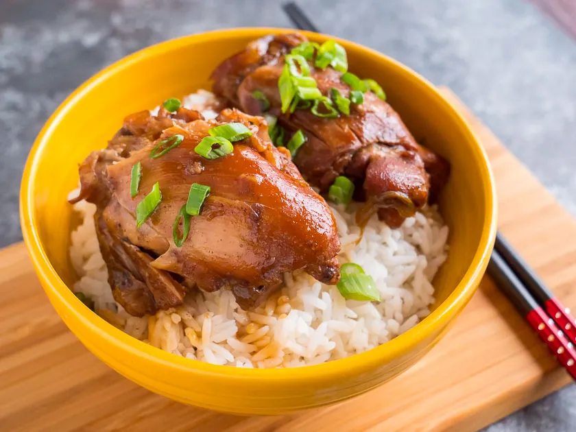 Chinese Red Cooked Chicken Thighs