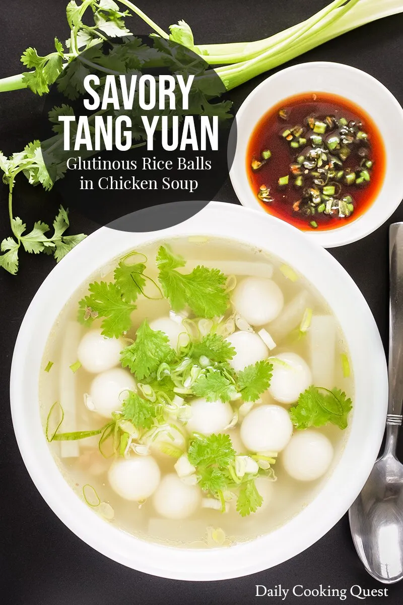 Chinese Rice Balls Soup