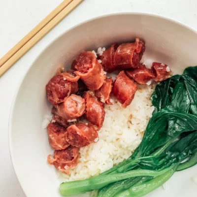 Chinese Sausage And Rice Rice Cooker