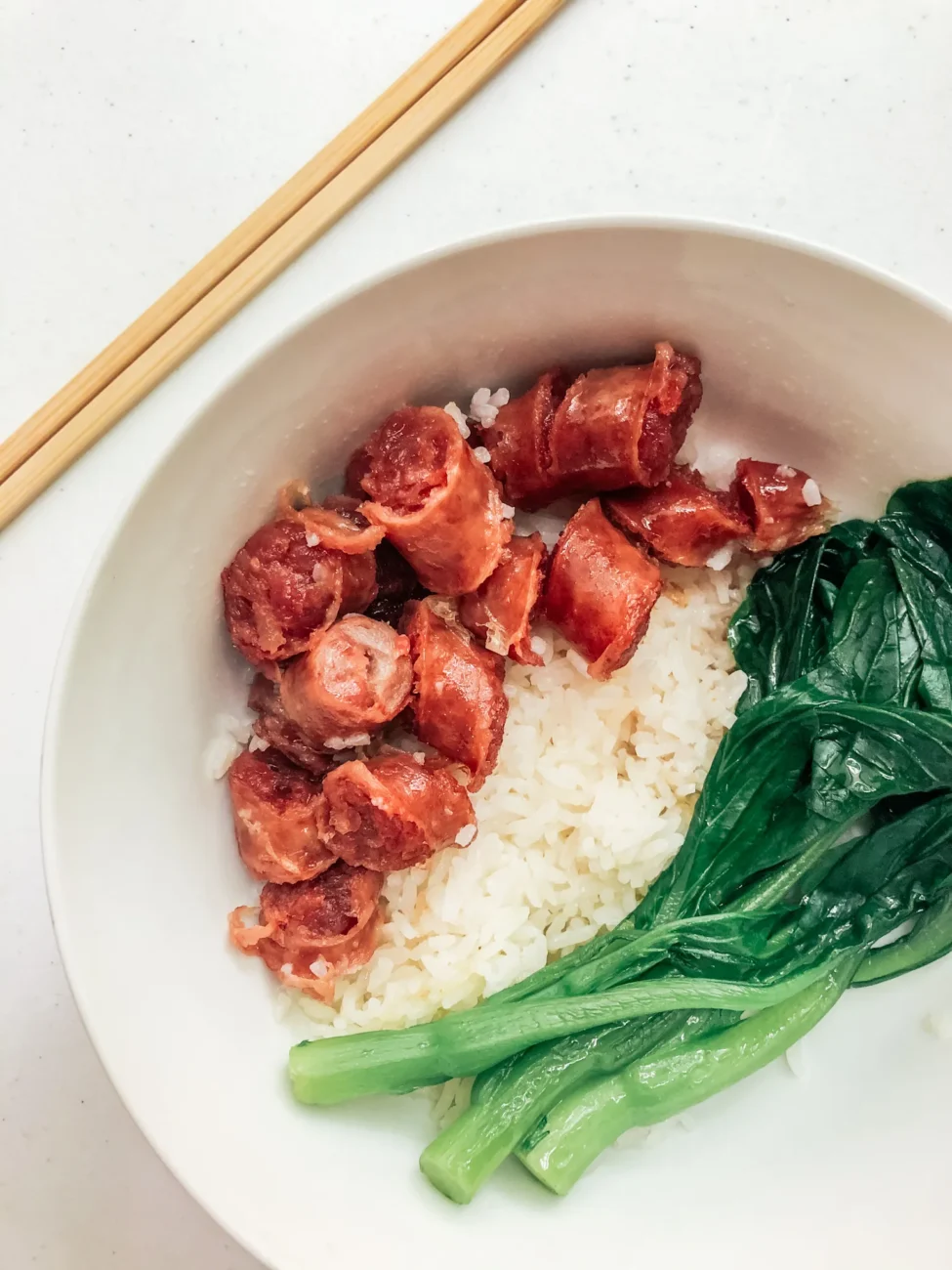 Chinese Sausage And Rice Rice Cooker