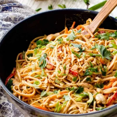 Chinese Sesame Noodles With Chicken