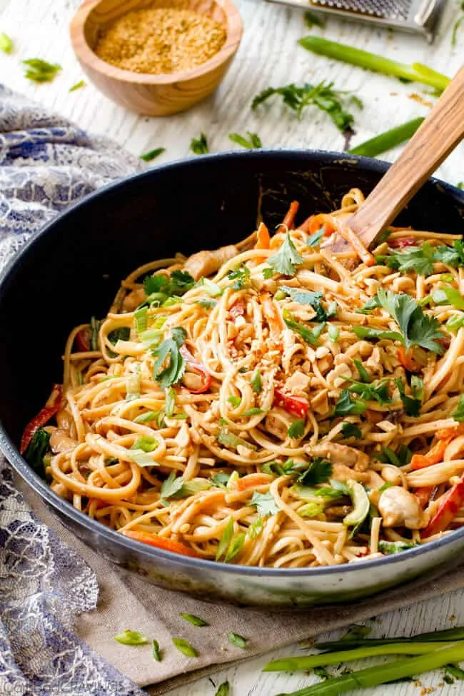 Chinese Sesame Noodles With Chicken