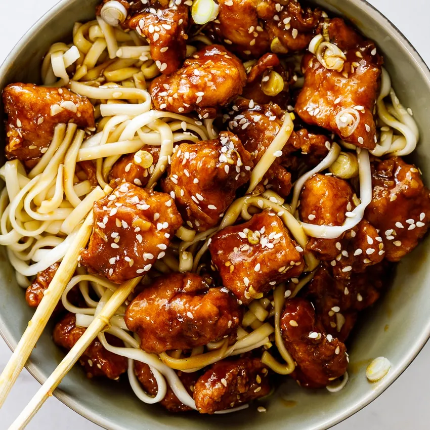 Chinese Sesame Noodles With Chicken