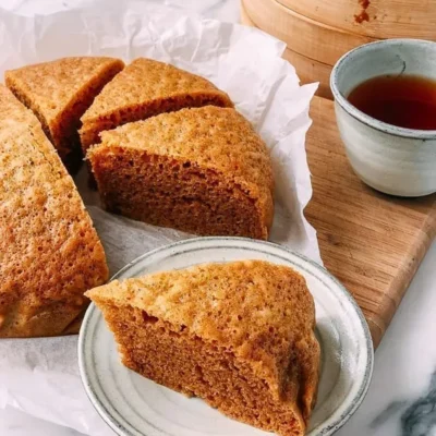 Chinese Sponge Cake Baked