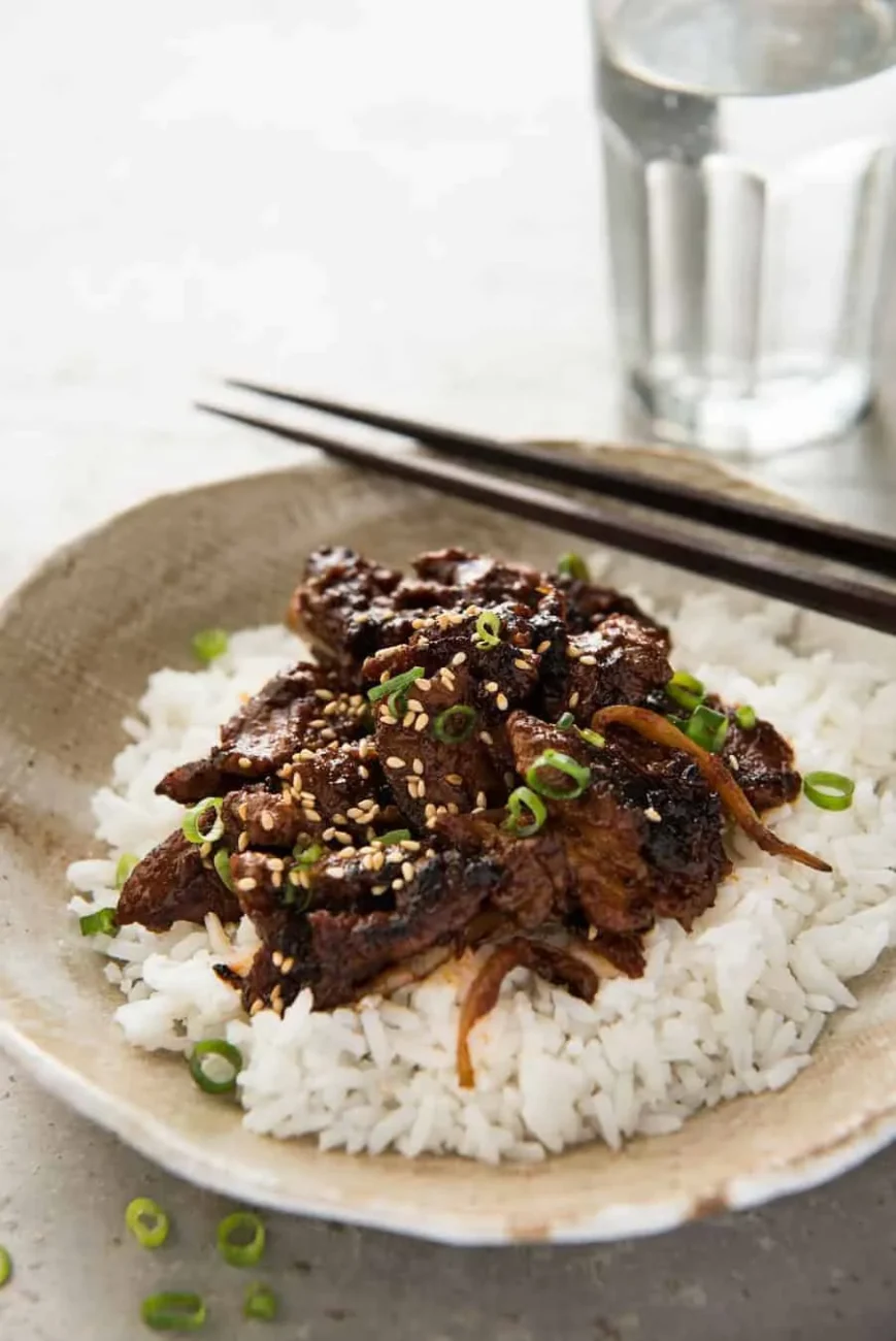 Chinese Sticky Pork Chops With Stir Fry