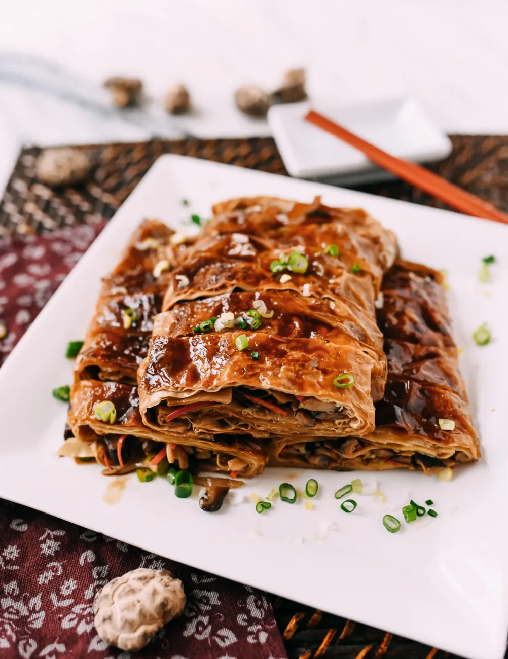 Chinese Style Mock Duck With Noodles