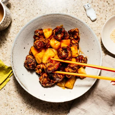 Chinese Take Out Sweet And Sour Pineapple Pork