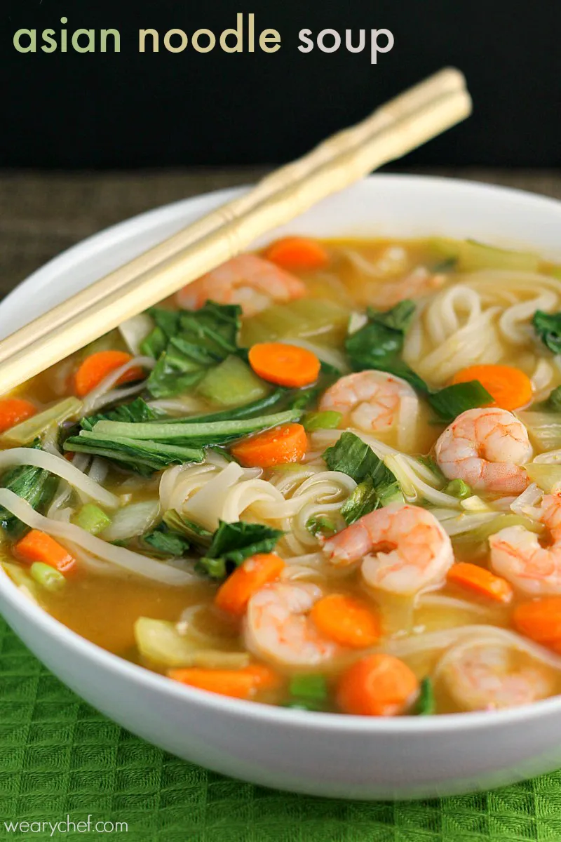 Chinese Vegetable Soup With Shrimp And