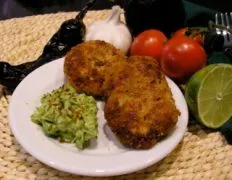 Chipotle Fish Cakes With Guacamole Salsa