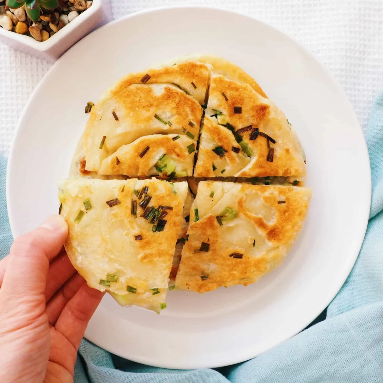 Chive & Scallions Pancakes