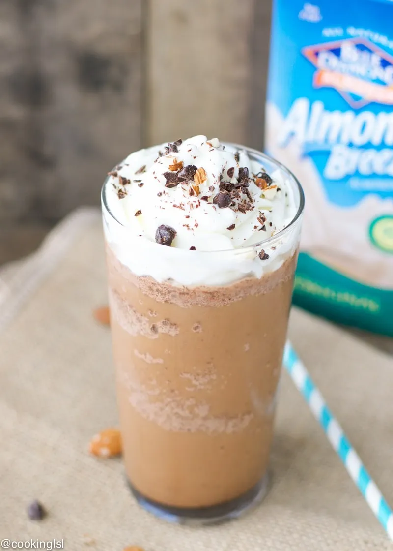 Chocolate Almond Coffee Frappe