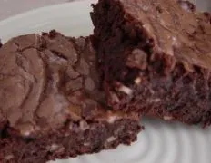 Chocolate Brownies With Raisins