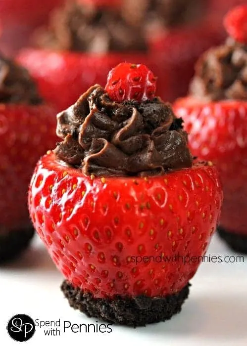 Chocolate Cheesecake Strawberries