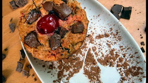 Chocolate Cherry Cordial Muffins