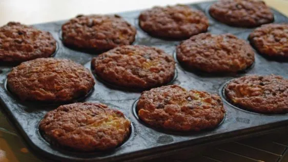 Chocolate Chip Banana Muffins