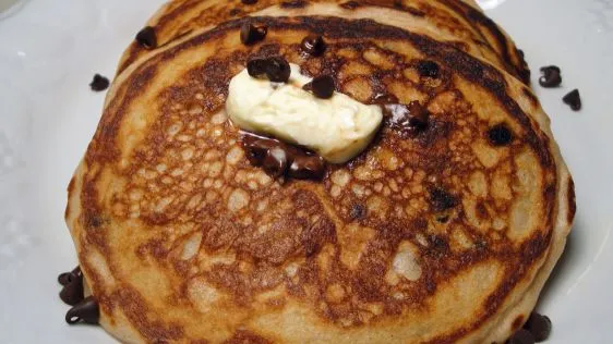 Chocolate Chip Sour Cream Pancakes