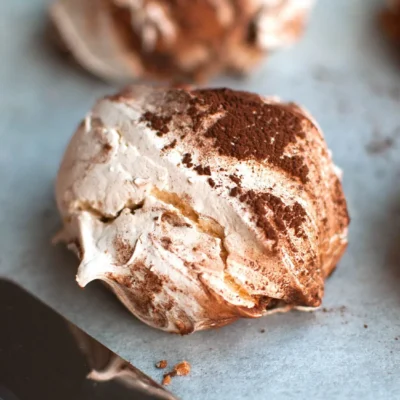 Chocolate Cinnamon Meringues