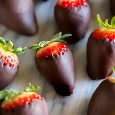 Chocolate Double Dipped Strawberries