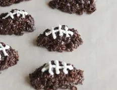 Chocolate Football Cereal Cookies