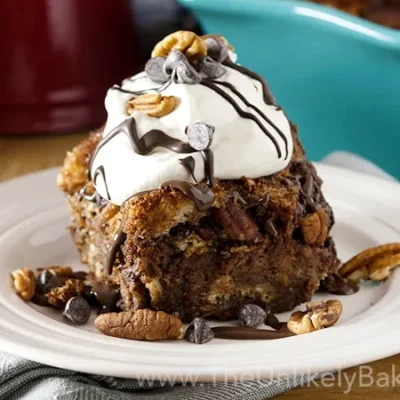 Chocolate Kahlua Bread Pudding