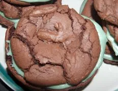 Chocolate Mint Sandwich Cookies