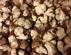 Chocolate Mint Snow Top Cookies