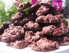 Chocolate Molasses Raisin Cookies