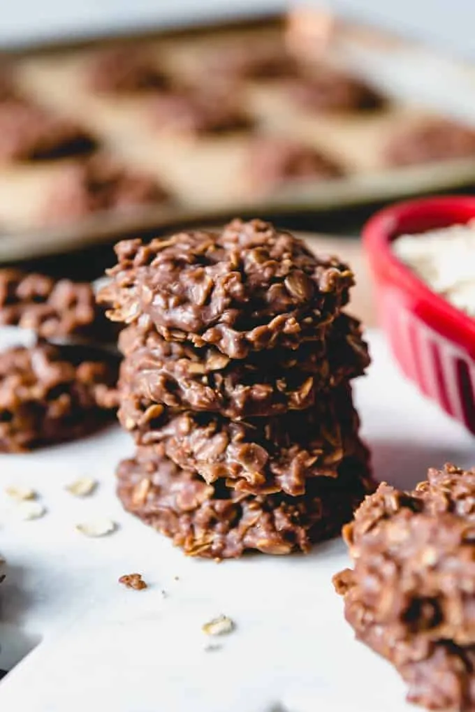 Chocolate Peanut Butter Oatmeal Cookies