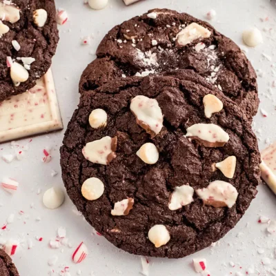 Chocolate Peppermint Crunch Cookie