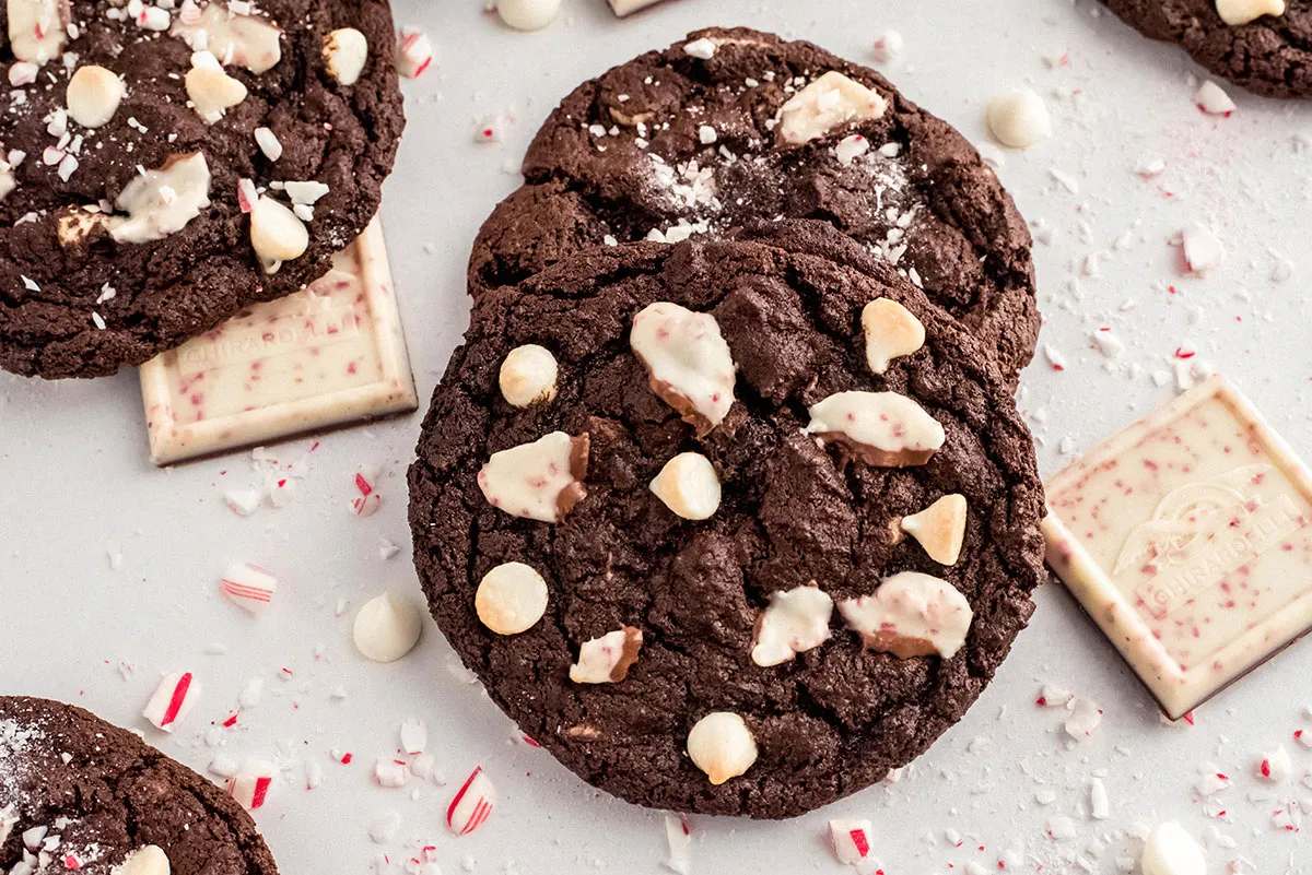 Chocolate Peppermint Crunch Cookie