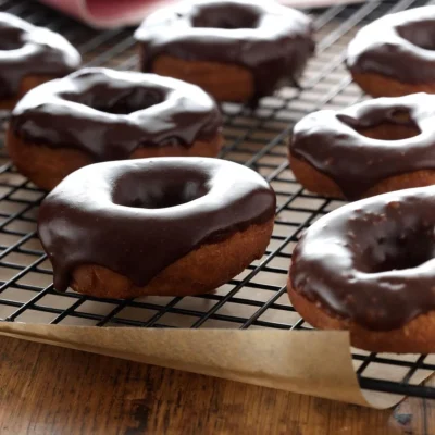 Chocolate Potato Doughnuts