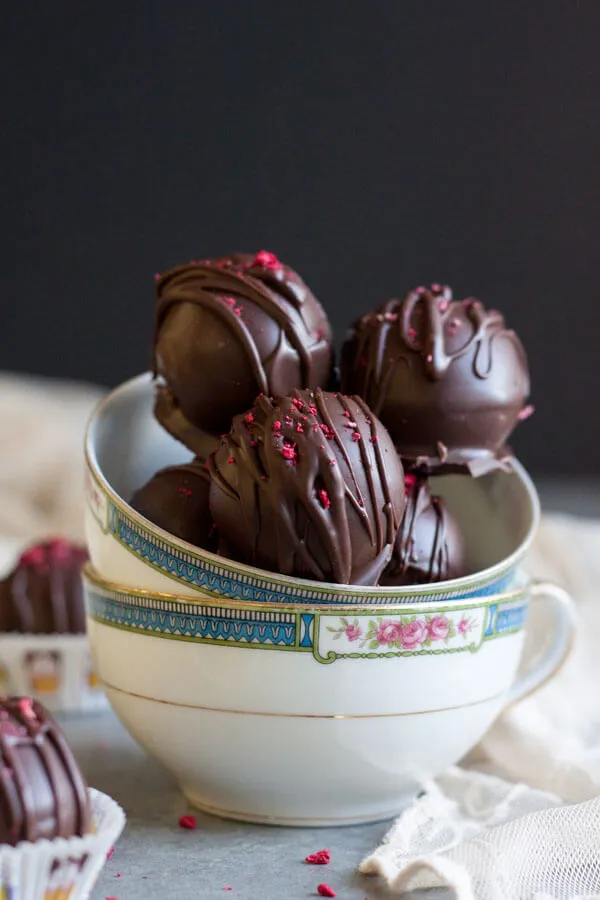 Chocolate Raspberry Truffles