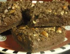 Chocolate Truffle Crumb Bars