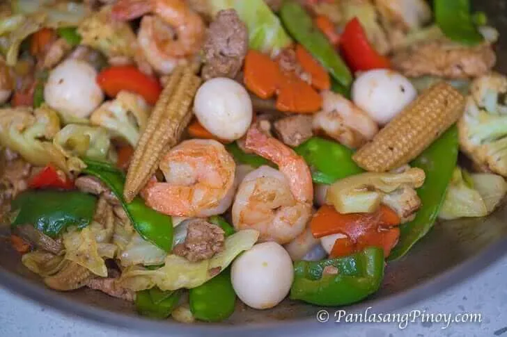 Chop Suey With Pork