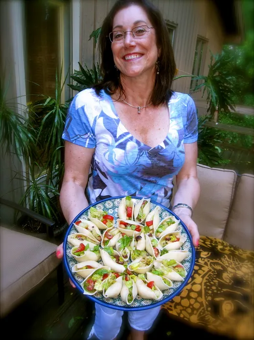 Chopped Salad Appetizer Shells