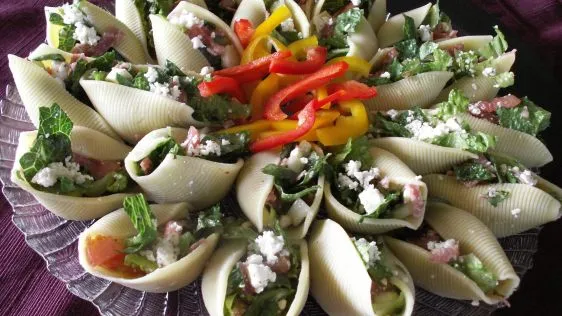 Chopped Salad Appetizer Shells