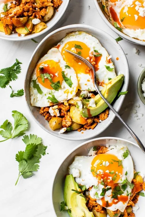 Chorizo Breakfast Bowls