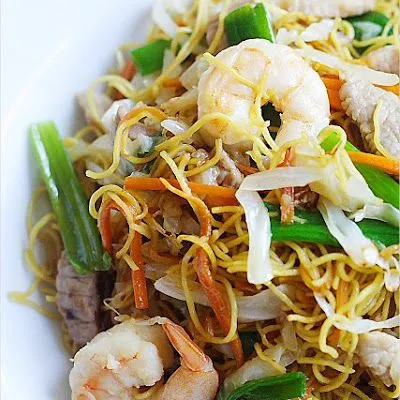 Chow Mein With Shrimp And Pork