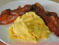 Christines Maple Syrup Scrambled Eggs