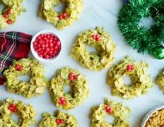 Christmas Cornflake Wreath Cookies