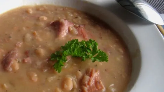 Chunky Navy Bean Soup