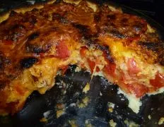 Chunky Tomato Cheese Pie