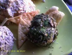 Cilantro Garlic Cheese Ball