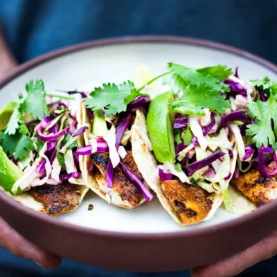 Cilantro Lime Fish Tacos