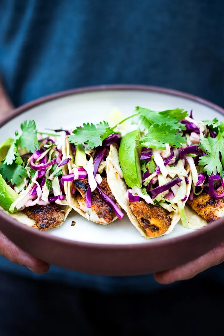 Cilantro Lime Fish Tacos