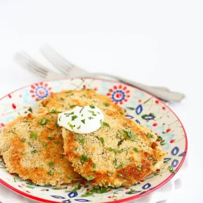 Cilantro Mashed Potato Pancakes