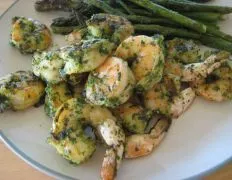 Cilantro Pesto Grilled Shrimp