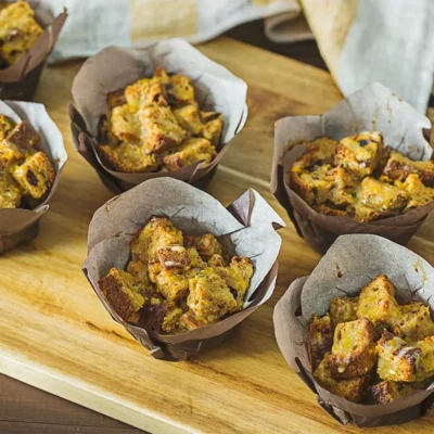 Cinnamon Raisin Bread Pudding With Orange